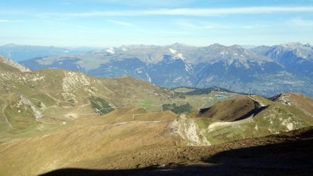 Sous le sommet, vue arrière