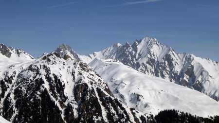 Premier plan : Rocheboc et Mont Rosset