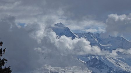 Petite vue sur le Mont Pourri