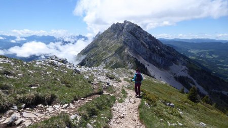 Descente vers le col de l’Arc