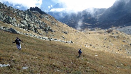 Descente plus cool par l’alpage...