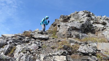 Descente vers le Port de Boucharo (col)