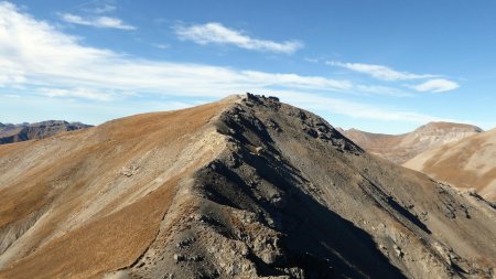 Montée vers la Cime de Pelousette