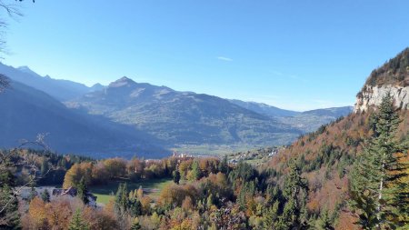 Vue arrière vers le Mont Joly