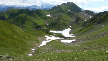 Retour, dans la combe des Étroits