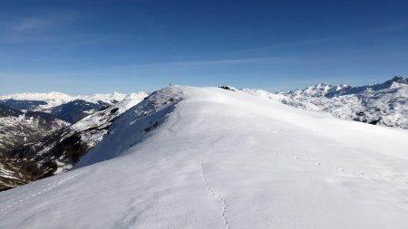 Direction le sommet du Cochet par la crête