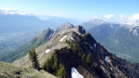 Sur la crête, vers la Belle Étoile