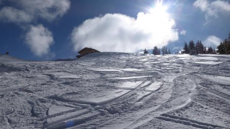 Montée progressive vers la crête