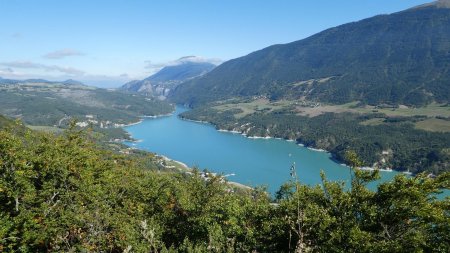 Belvédère de la Roche, lac de Monteynard