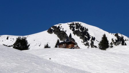 Chalet du berger (pour la pause...) et Roche Plane