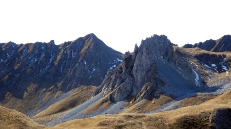 Roche de Corne Noire et Crête de la Raisse