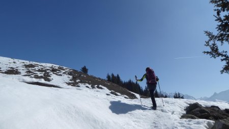 Vers la Croix du Mont Rosset