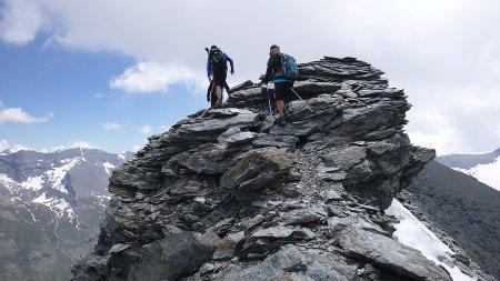 Petit ressaut sur l’arête