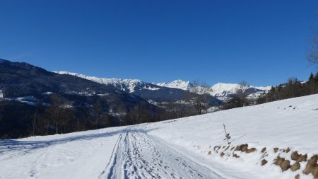 Sur la route, vue arrière