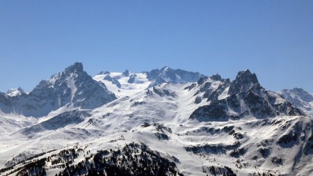 Aiguille du Fruit, Péclet/Polset, Saulire, Dent de Burgin