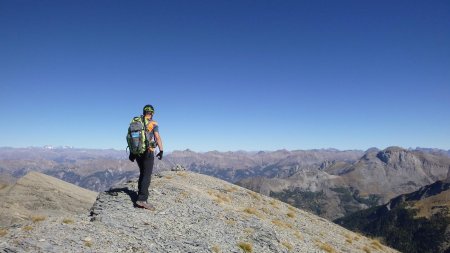 L’arrivée au sommet de Roche Close (2739m)