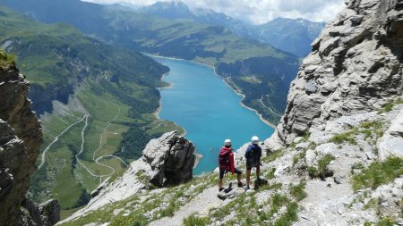 Descente vers le tunnel