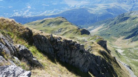 L’itinéraire de montée depuis le Grand Plan