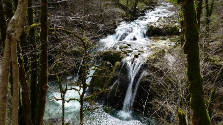 Dans les Gorges de Nouailles, le Grand Saut de la Loue