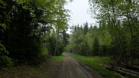 Montée menant à l’antenne hertzienne