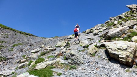 Arrivée au col (2438m)