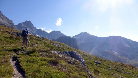 Sur la sente de la Dent Parrachée