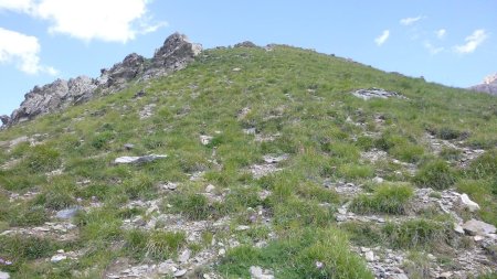 La montée herbeuse, facile !