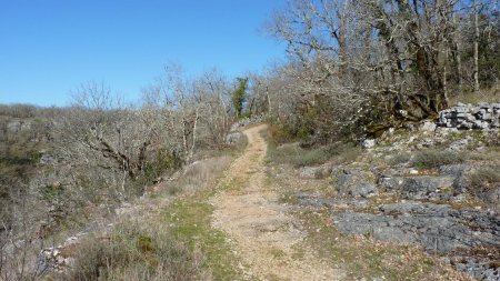 Remontée pour sortir du canyon