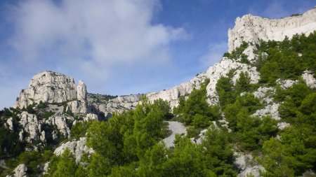 Vers le Cirque des Walkyries avec la Tête de la Mélette à gauche