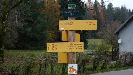 Panneau à Pont-de-Navoy