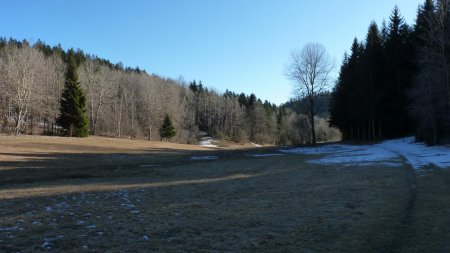 Piste du domaine nordique de la Praille