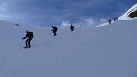 Descente du ’raidillon’.