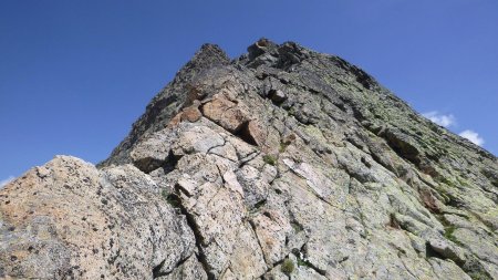 Début du parcours en arête