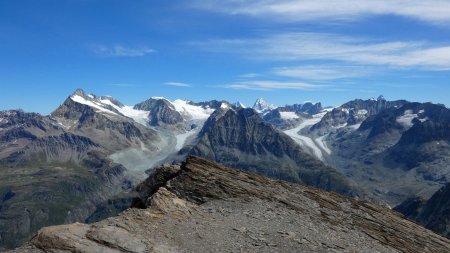 La vue vers le Nord-Est