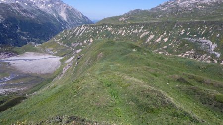 Descente sur les crêtes 