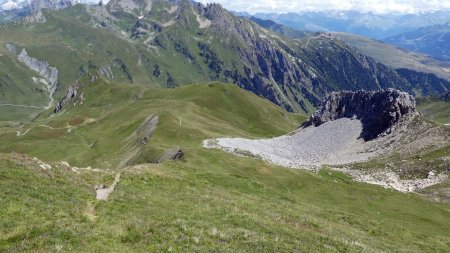 Descente par l’autre arête (nord-est)