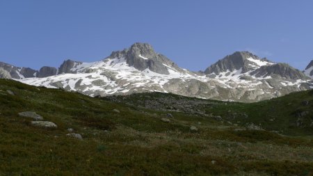 Vue vers le secteur du Rocher Blanc.