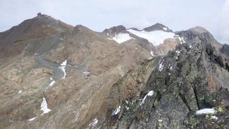 Au sommet ! avec le Pic Bayle et le glacier du Grand Sablat