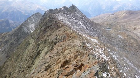 Arête sud de Sarenne vers sommet sud (3063m)