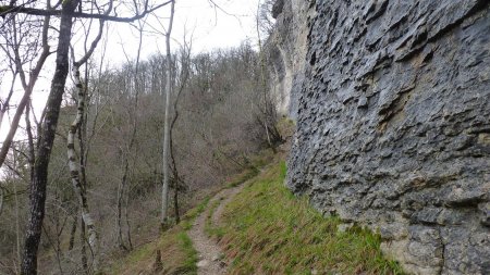 Remontée en longeant la paroi