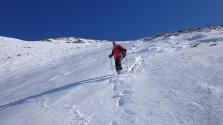 Descente de la face ouest du Gerbier