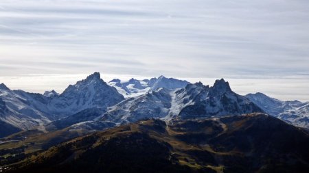 Aiguille du Fruit, Péclet/Polset, Dent de Burgin