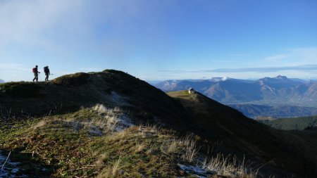 Sur la crête.