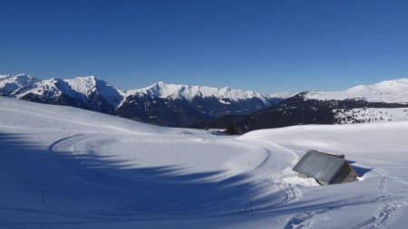 Lac et chalet du Bozon