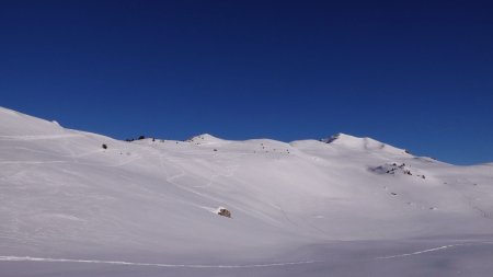 L’arête à suivre vers le Quermoz