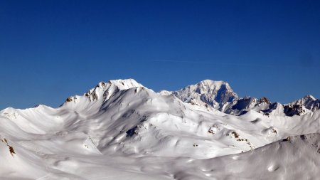 Crêt du Rey et Mont Blanc