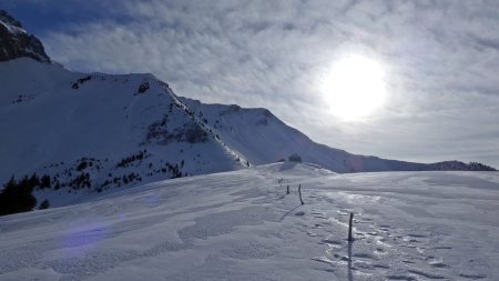 Arrivée aux chalets