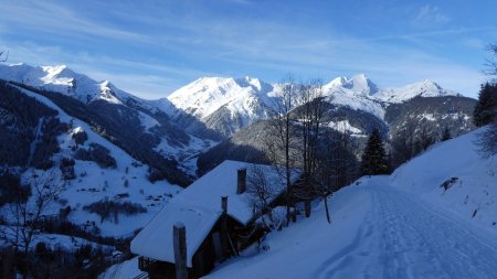 Sur la route du col du Pré