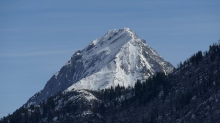 Petit zoom sur le majestueux Pécloz.