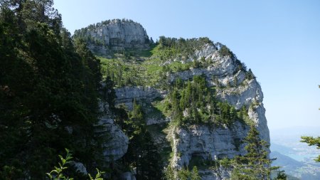 Vue partielle et typique des falaises du Parmelan.